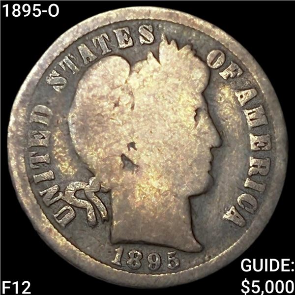1895-O Barber Dime NICELY CIRCULATED