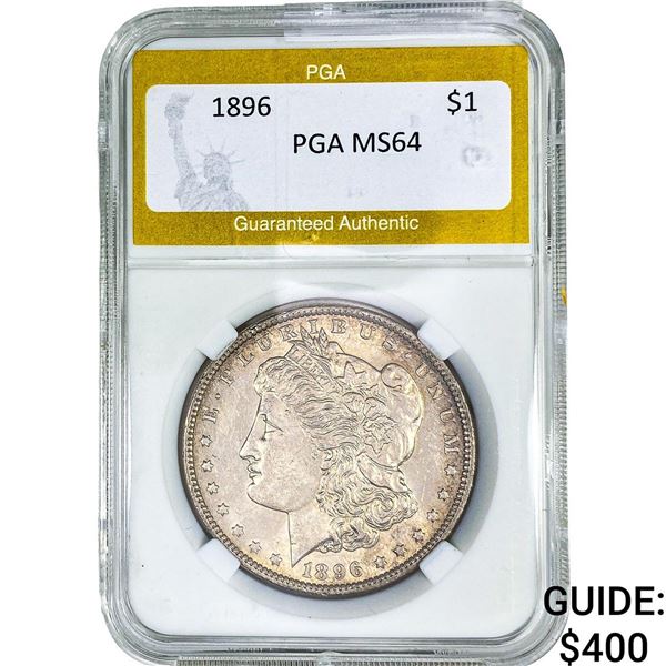 1896 Morgan Silver Dollar PGA MS64