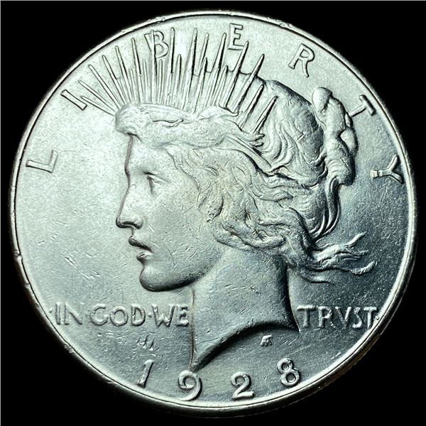 1928-S Silver Peace Dollar CLOSELY  UNCIRCULATED