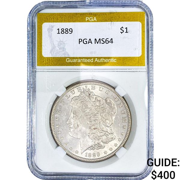 1889 Morgan Silver Dollar PGA MS64