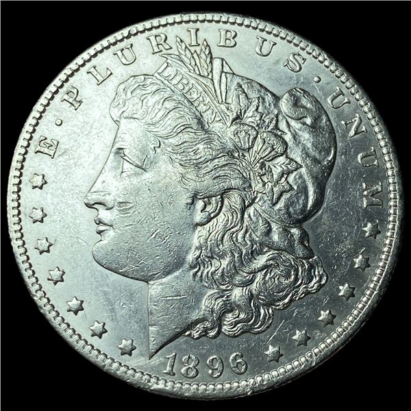 1896-O Silver Morgan Dollar NEARLY  UNCIRCULATED