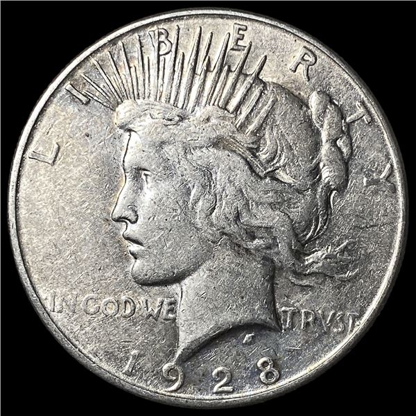 1928-S Silver Peace Dollar CLOSELY  UNCIRCULATED