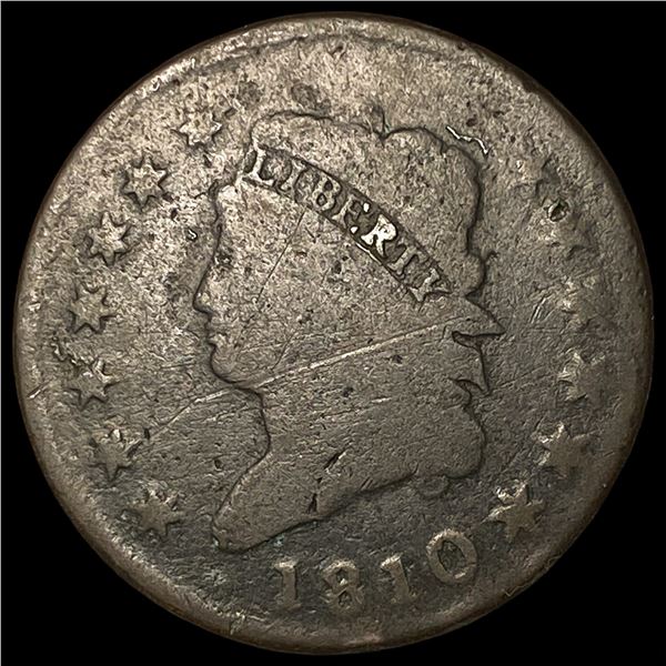 1810 Classic Head Large Cent NICELY  CIRCULATED