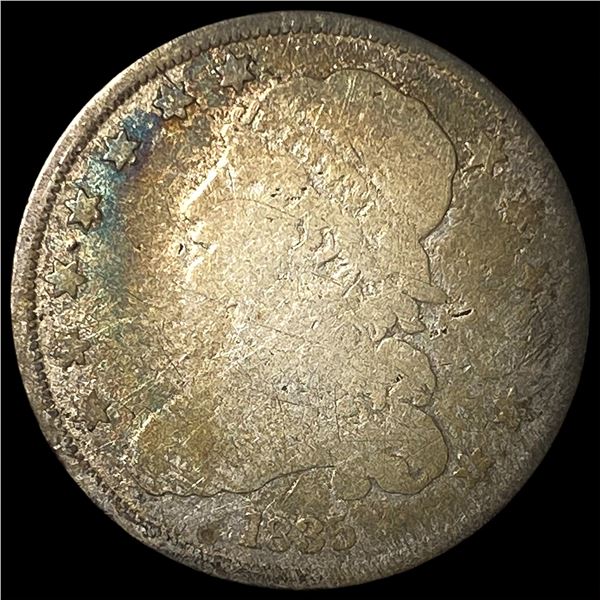 1835 Capped Bust Quarter NICELY CIRCULATED