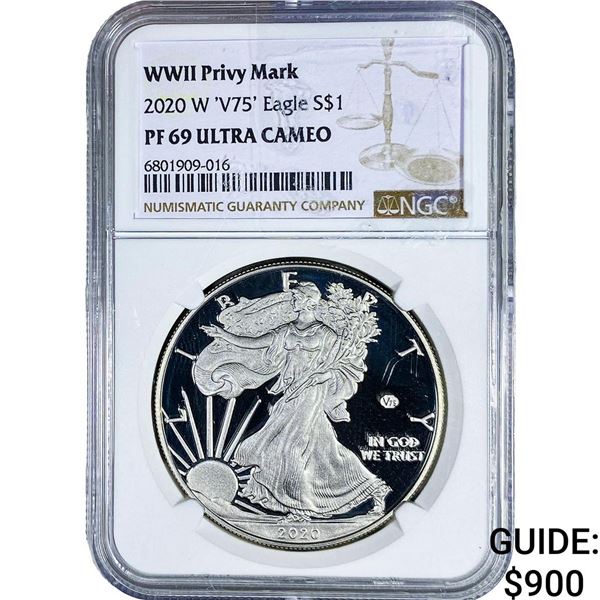 2020 Silver Eagle NGC PF69