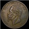 Image 1 : 1866 Italy Copper 10 Centesimi