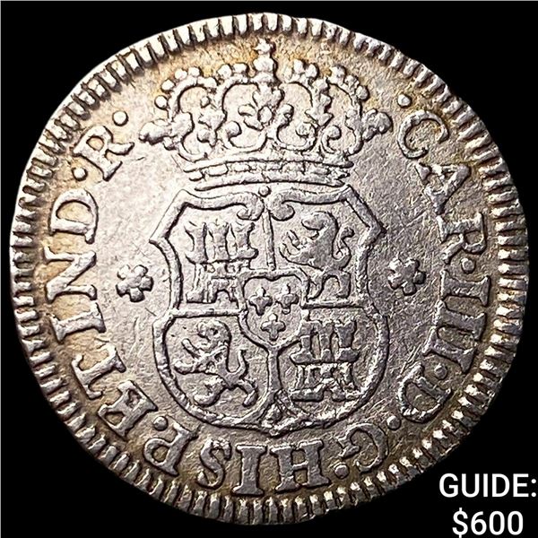 1767-M Mexico Charles III Silver 1/2 Real