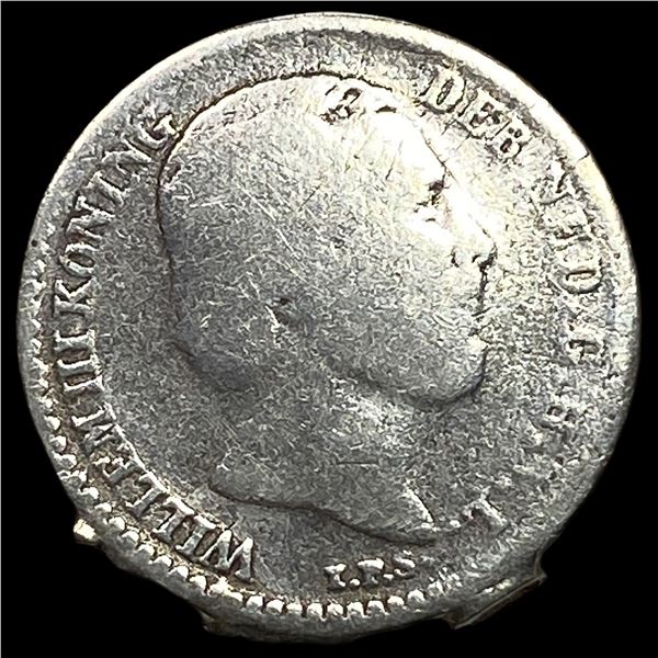 1874 Netherlands Silver 10 Cents