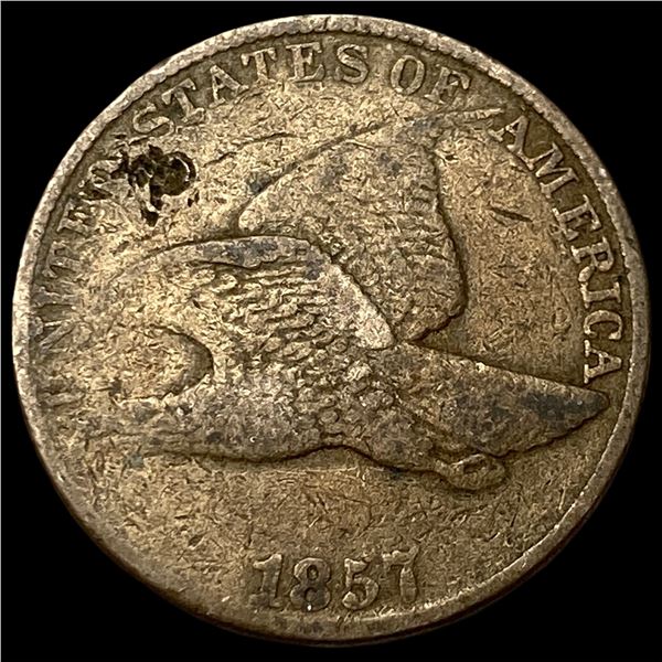1857 Copper-Nickel Flying Eagle Cent HIGH  GRADE