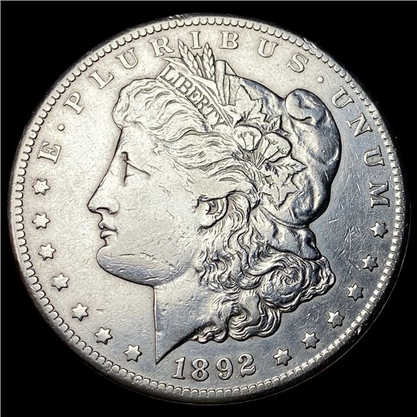 1892-CC Morgan Silver Dollar CHOICE AU