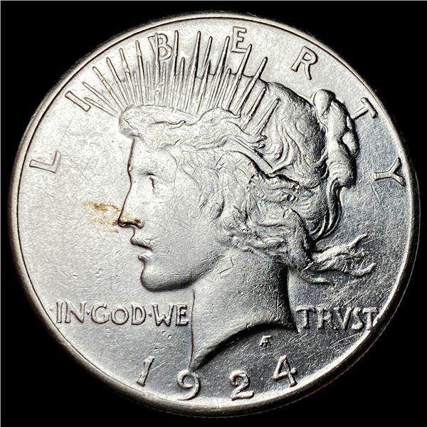 1924-S Peace Silver Dollar CLOSELY  UNCIRCULATED