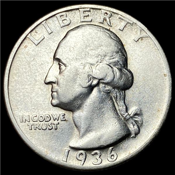 1936-D Silver Washington Quarter CLOSELY  UNCIRCULATED