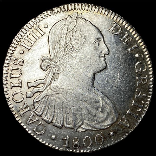 1800-Mo FM Mexico Silver 8 Reales CLOSELY  UNCIRCULATED