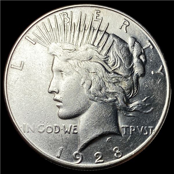 1928-S Silver Peace Dollar CLOSELY  UNCIRCULATED