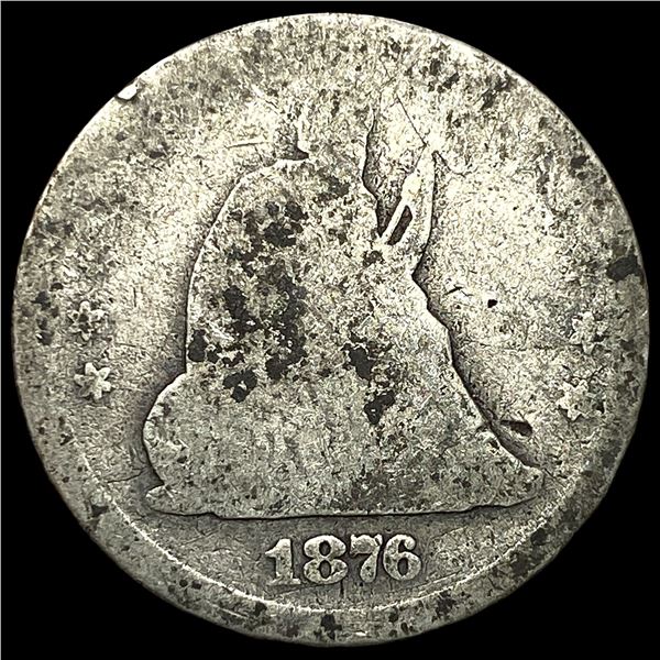 1876 Seated Liberty Quarter NICELY CIRCULATED