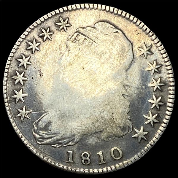 1810 Capped Bust Half Dollar NICELY  CIRCULATED