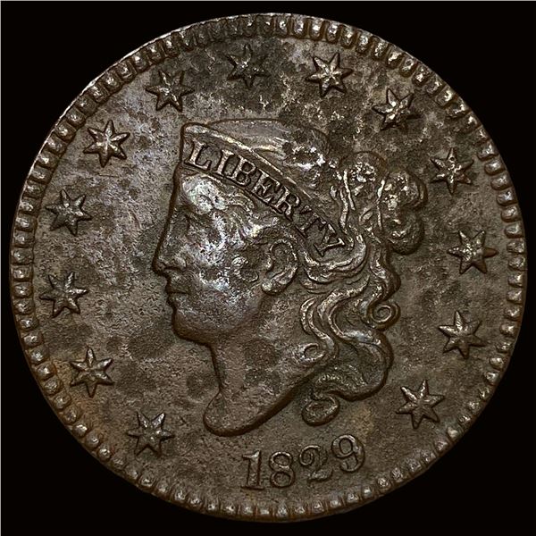 1829 Coronet Head Large Cent LIGHTLY  CIRCULATED