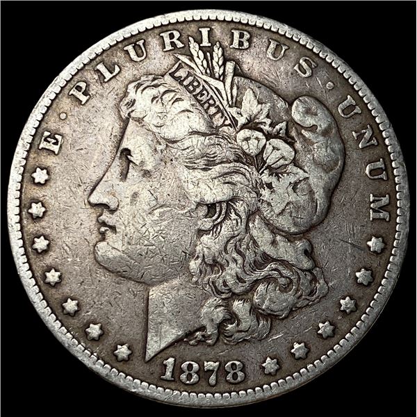 1878 Silver Morgan Dollar LIGHTLY CIRCULATED