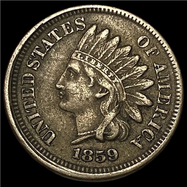 1859 Indian Head Cent NEARLY UNCIRCULATED
