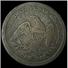 Image 2 : 1853 Arrows/Rays Seated Liberty Quarter LIGHTLY CIRCULATED