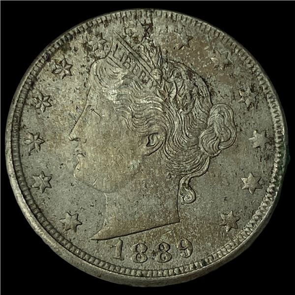 1889 Liberty Head Nickel NEARLY UNCIRCULATED