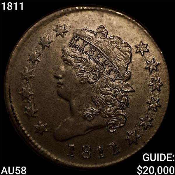 1811 Classic Head Large Cent CHOICE AU