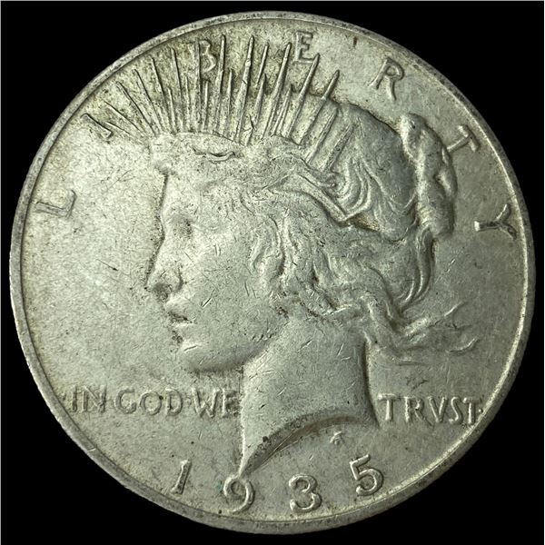 1935-S Silver Peace Dollar CLOSELY  UNCIRCULATED