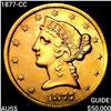 Image 1 : 1877-CC $5 Gold Half Eagle HIGH GRADE