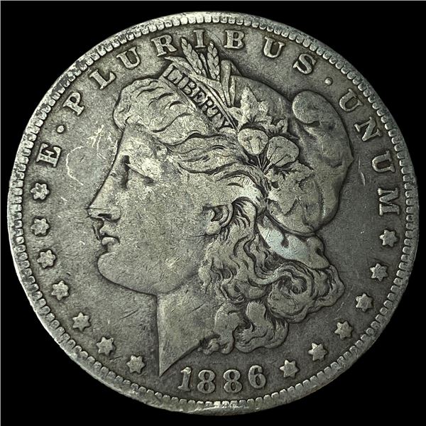 1886-O Silver Morgan Dollar NEARLY  UNCIRCULATED