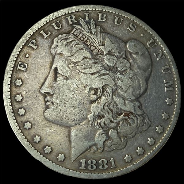 1881 Silver Morgan Dollar NEARLY UNCIRCULATED