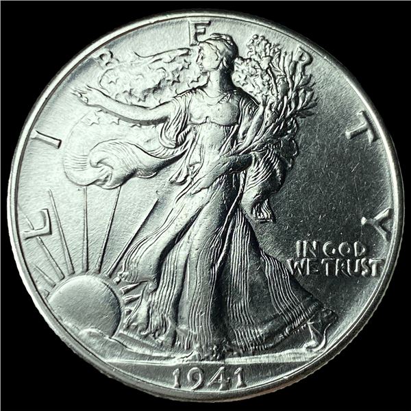 1941 Silver Walking Liberty Half Dollar  CHOICE BU