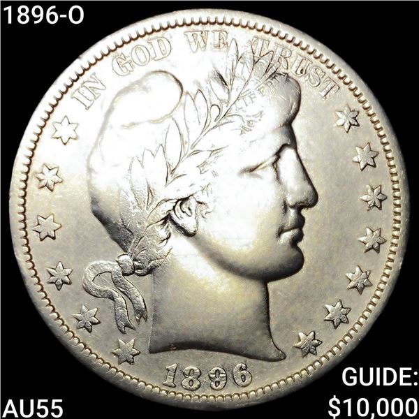 1896-O Barber Half Dollar HIGH GRADE