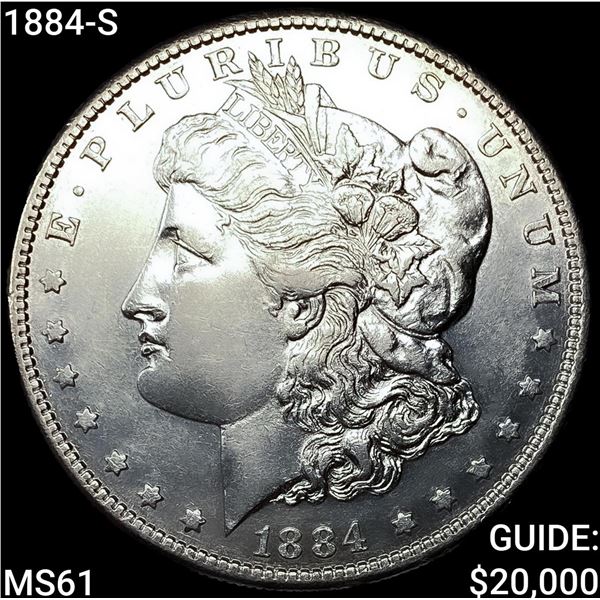 1884-S Morgan Silver Dollar UNCIRCULATED