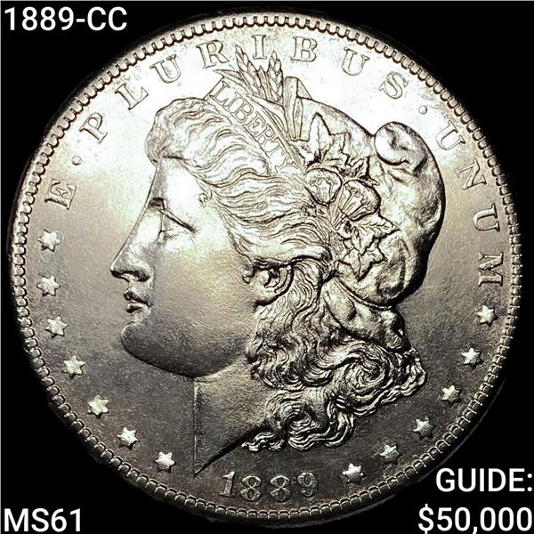 1889-CC Morgan Silver Dollar UNCIRCULATED