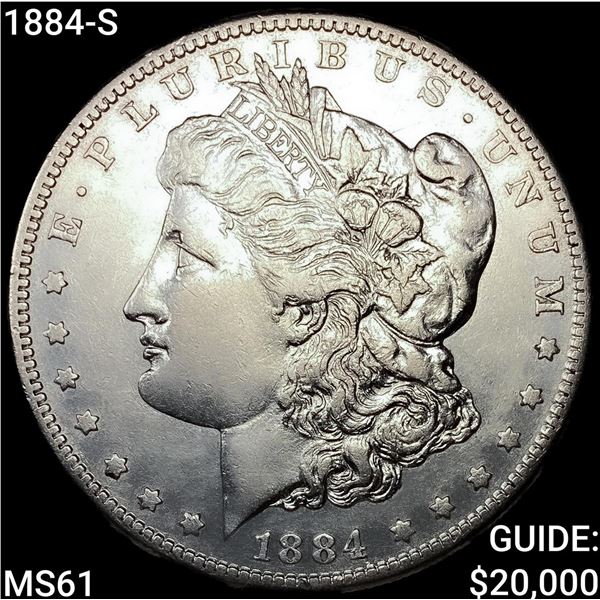 1884-S Morgan Silver Dollar UNCIRCULATED