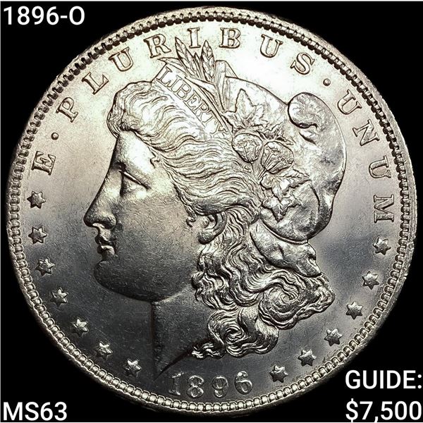 1896-O Morgan Silver Dollar CHOICE BU