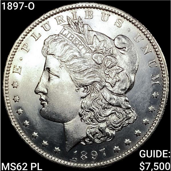 1897-O Morgan Silver Dollar UNCIRCULATED PL