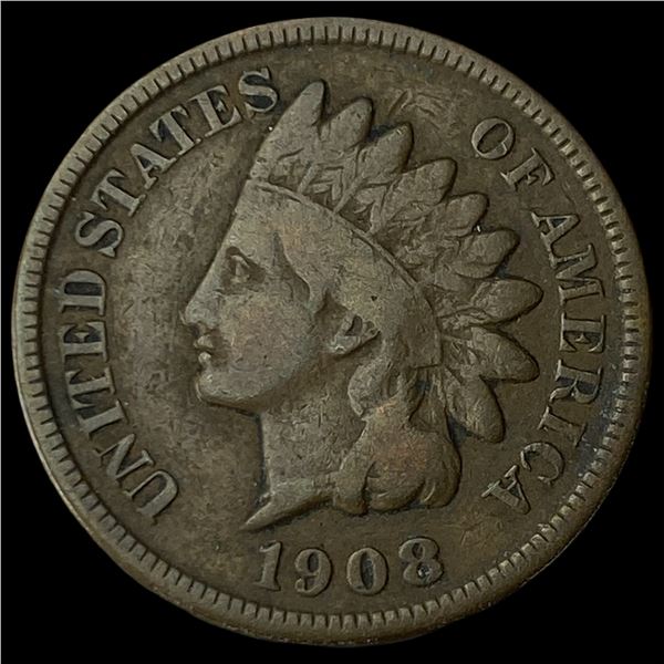 1908-S Indian Head Cent NICELY CIRCULATED