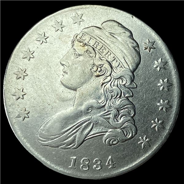1834 Capped Bust Half Dollar CHOICE AU
