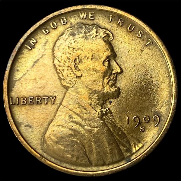 1909-S Lincoln Wheat Cent CHOICE BU