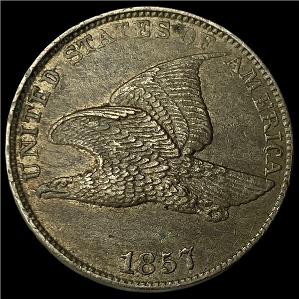 1857 Flying Eagle Cent UNCIRCULATED