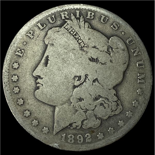 1892-S Silver Morgan Dollar NICELY CIRCULATED