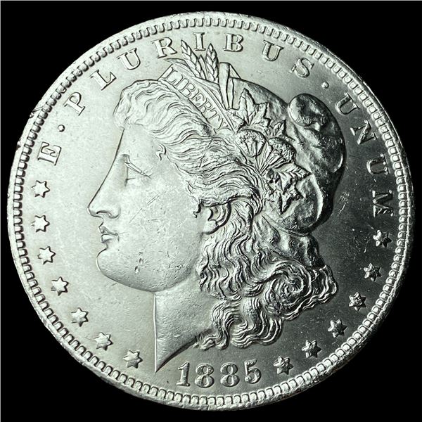 1885-O Silver Morgan Dollar CHOICE AU