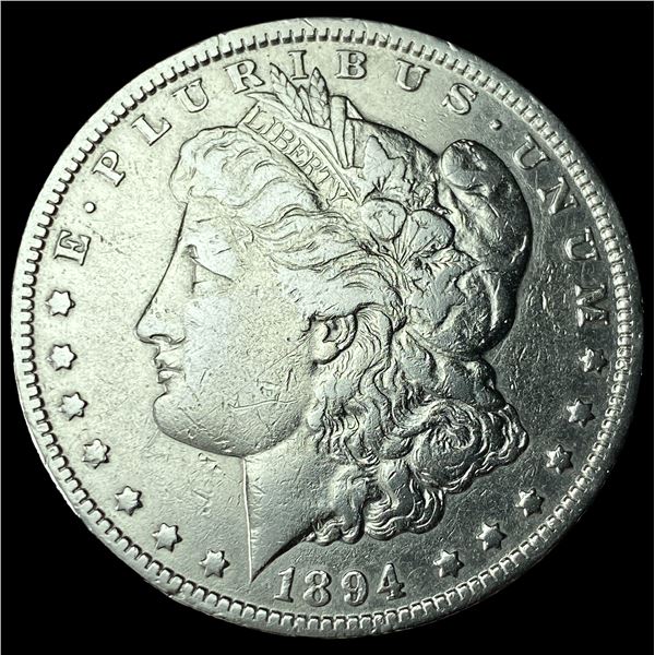 1894-O Silver Morgan Dollar NEARLY  UNCIRCULATED
