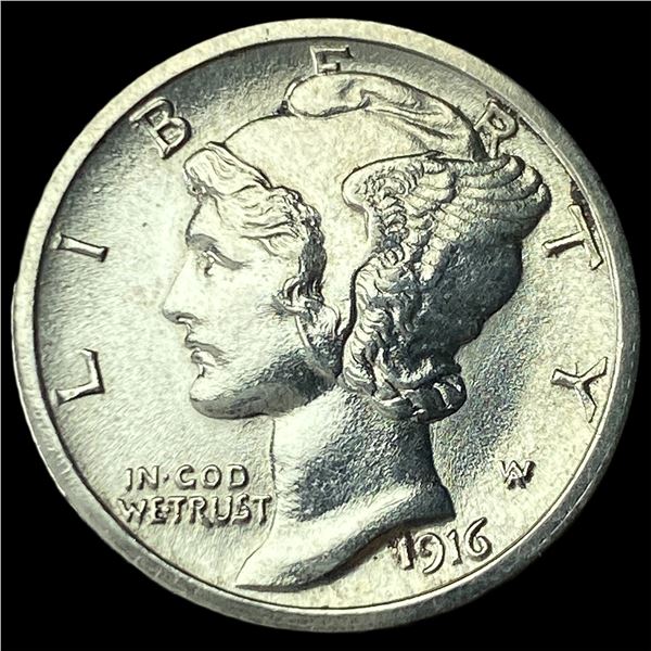 1916-S Silver Mercury Dime UNCIRCULATED