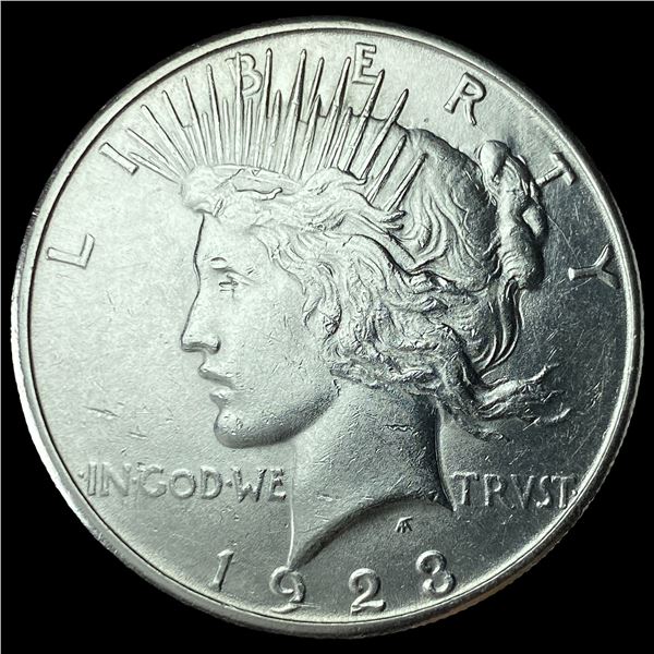 1923-S Silver Peace Dollar CLOSELY  UNCIRCULATED