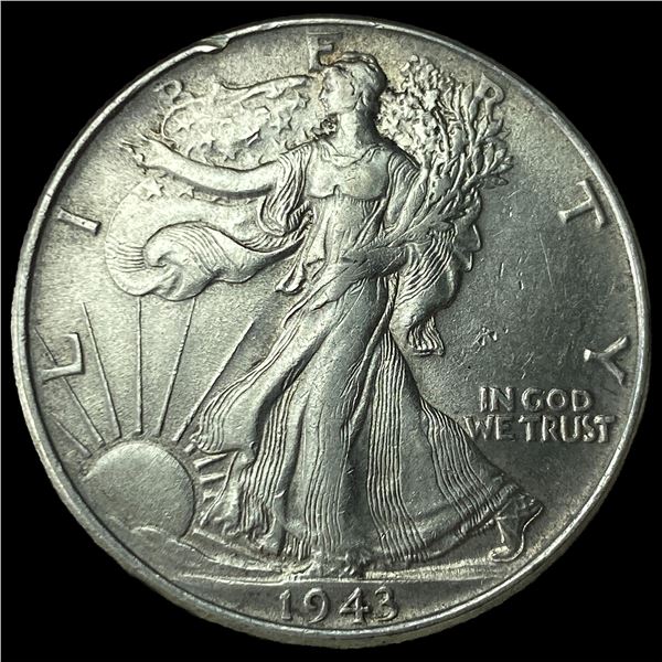 1943 Walking Liberty Half Dollar LIGHTLY CIRCULATED