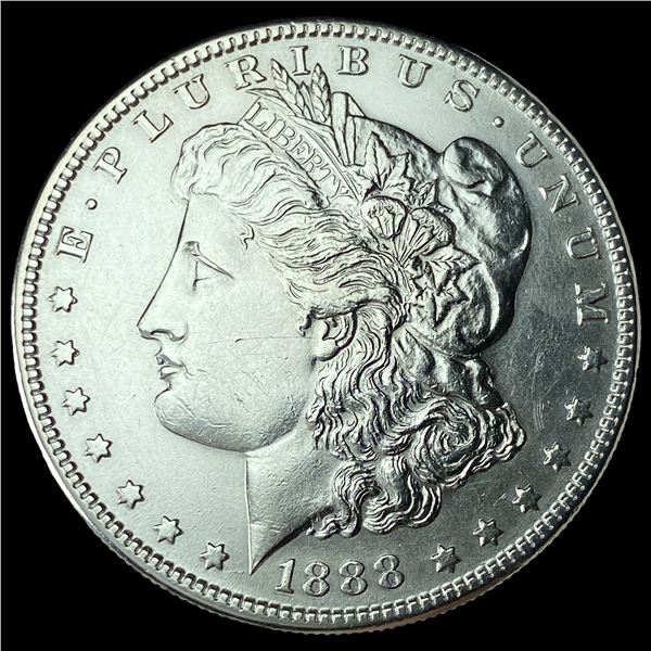 1888-S Silver Morgan Dollar CHOICE AU