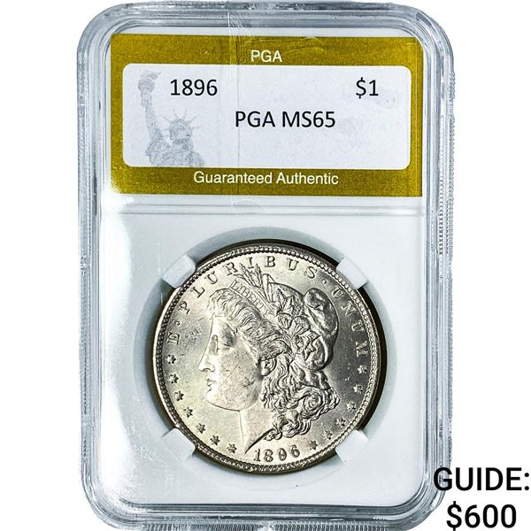 1896 Morgan Silver Dollar PGA MS65