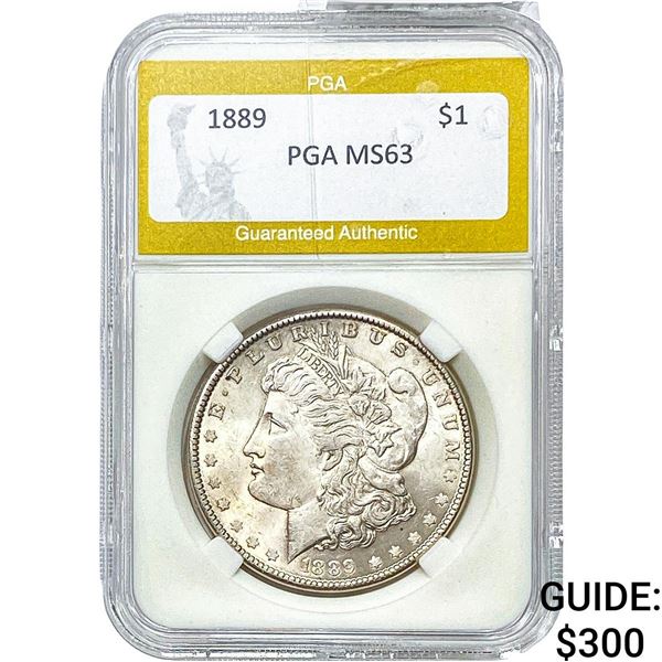 1889 Morgan Silver Dollar PGA MS63